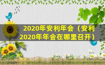 2020年安利年会（安利2020年年会在哪里召开）