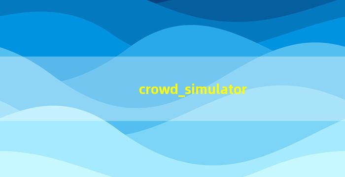 crowd simulator