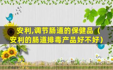 安利,调节肠道的保健品（安利的肠道排毒产品好不好）