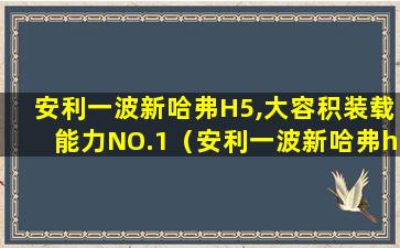 安利一波新哈弗H5,大容积装载能力NO.1（安利一波新哈弗h5,大容积装载能力no.1）