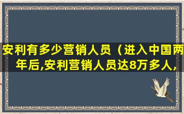 安利有多少营销人员（进入中国两年后,安利营销人员达8万多人,营业额达1）
