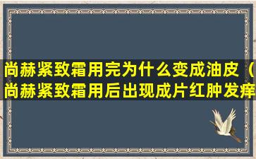尚赫紧致霜用完为什么变成油皮（尚赫紧致霜用后出现成片红肿发痒）