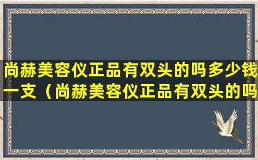 尚赫美容仪正品有双头的吗多少钱一支（尚赫美容仪正品有双头的吗多少钱一支啊）
