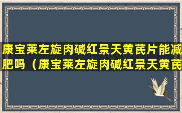 康宝莱左旋肉碱红景天黄芪片能减肥吗（康宝莱左旋肉碱红景天黄芪片能减肥吗）