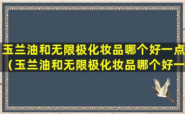 玉兰油和无限极化妆品哪个好一点（玉兰油和无限极化妆品哪个好一点呢）