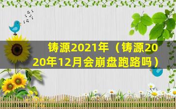 铸源2021年（铸源2020年12月会崩盘跑路吗）